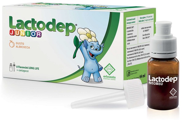 LACTODEP JUNIOR 8 FLACONCINI X 5,5 ML - Farmasanitas 