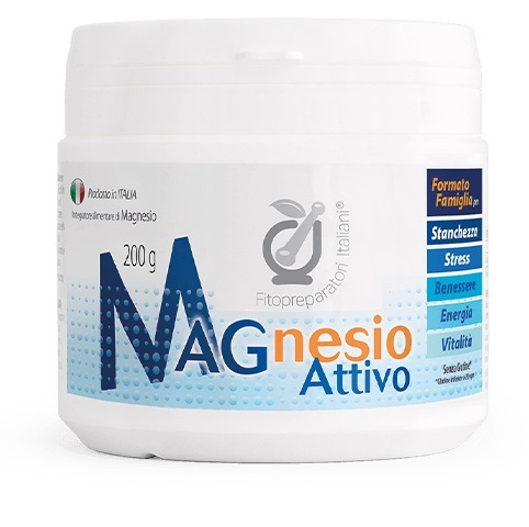 FITOPREPARATORI ITALIANI MAGNESIO ATTIVO 200 G - Farmasanitas 