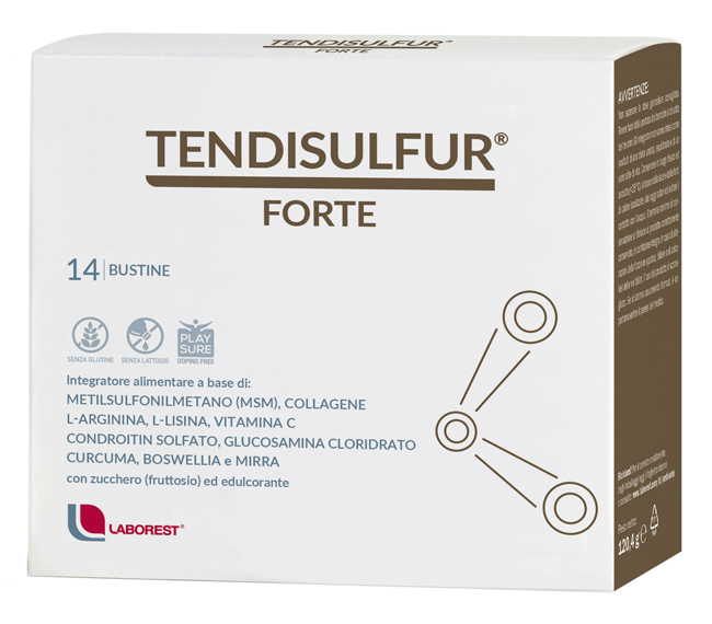 TENDISULFUR FORTE 14 BUSTE 119 G - Farmasanitas 