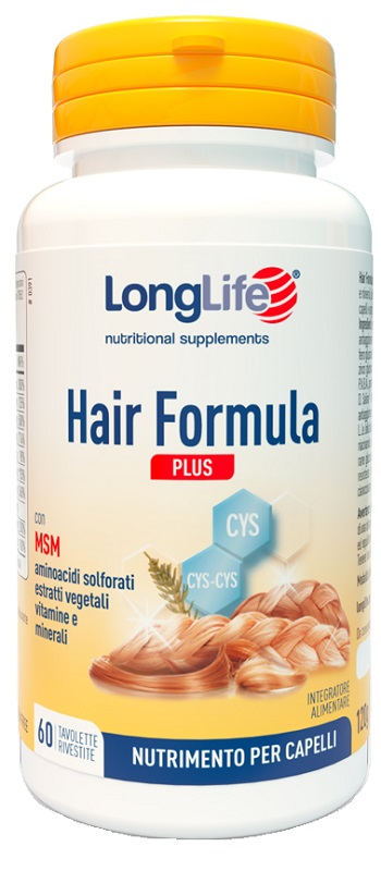 LONGLIFE HAIR FORMULA PLUS 60 TAVOLETTE - Farmasanitas 
