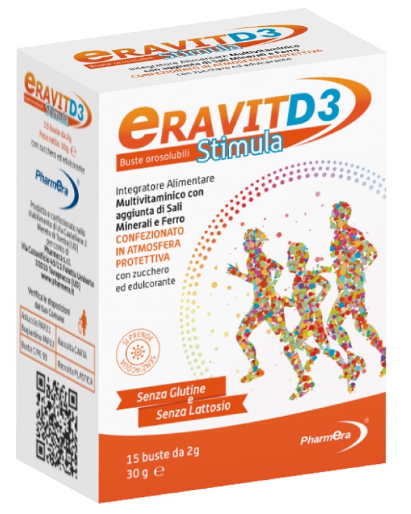 ERAVIT D3 STIMULA 15 BUSTINE STICK PACK 2 G - Farmasanitas 