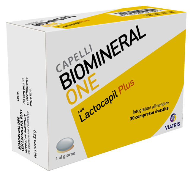 BIOMINERAL ONE LACTOCAPIL PLUS 30 COMPRESSE - Farmasanitas 