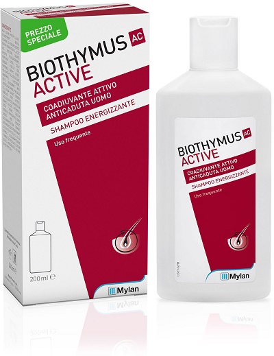 BIOTHYMUS AC ACTIVE SHAMPOO ENERGIZZANTE UOMO 200 ML PREZZO SPECIALE - Farmasanitas 