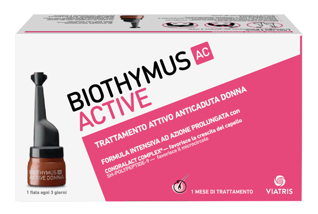 BIOTHYMUS AC ACTIVE TRATTAMENTO ATTIVO ANTICADUTA DONNA 10 FIALE - Farmasanitas 