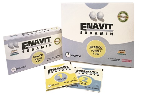 ENAVIT SUDAMIN BIFASICO 6 BUSTINE POLVERE + 6 BUSTINE GEL - Farmasanitas 