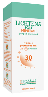 LICHTENA SOLE MINERAL CREMA SPF 30 100 G PER PELLI INTOLLERANTI - Farmasanitas 