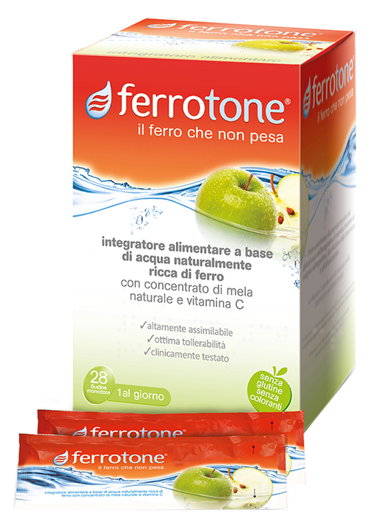 FERROTONE APPLE 28 SACCHETTI 25 ML - Farmasanitas 