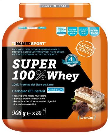SUPER100% WHEY TIRAMISU'908 G - Farmasanitas 