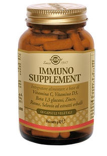IMMUNO SUPPLEMENT FLACONE 60 CAPSULE 42 G - Farmasanitas 