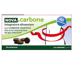 NOVA CARBONE VEGETALE 40 COMPRESSE - Farmasanitas 