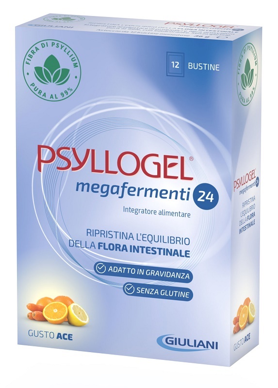 PSYLLOGEL MEGAFERMENTI 24 ACE 12 BUSTE 3 G - Farmasanitas 