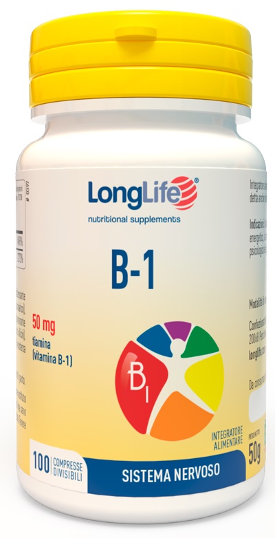 LONGLIFE B1 100 COMPRESSE 50 MG - Farmasanitas 