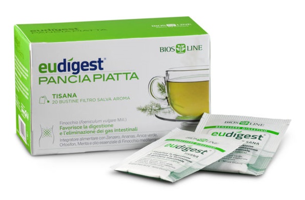 BIOSLINE EUDIGEST TISANA DOPOPASTO 20 BUSTE 40 G - Farmasanitas 