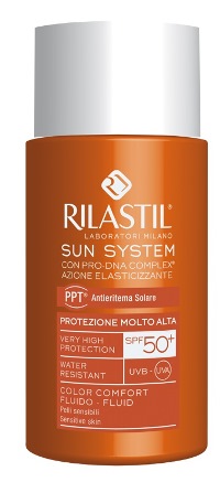 RILASTIL SUN SYSTEM PHOTO PROTECTION THERAPY SPF50+ COMFORT COLOR 50 ML - Farmasanitas 