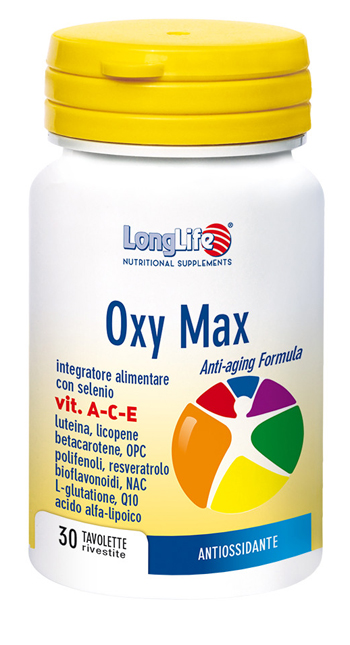 LONGLIFE OXY MAX 30 TAVOLETTE RIVESTITE - Farmasanitas 