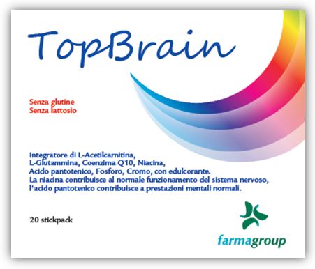 TOPBRAIN 20 STICK 4,5 G - Farmasanitas 