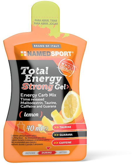 TOTAL ENERGY STRONG LEMON GEL 40 ML - Farmasanitas 