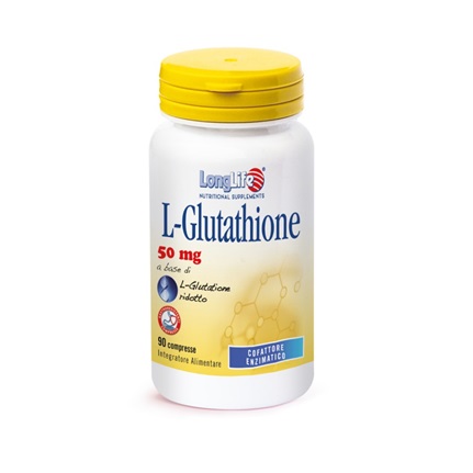LONGLIFE L-GLUTATHIONE 50 MG 90 COMPRESSE - Farmasanitas 