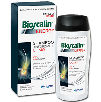 BIOSCALIN ENERGY SHAMPOO 200 ML + SHAMPOO 200 ML - Farmasanitas 