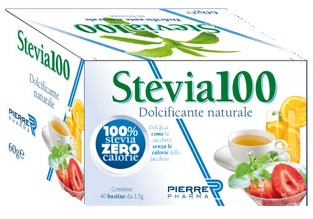 STEVIA 100 40 BUSTINE DA 1 G L'UNA - Farmasanitas 