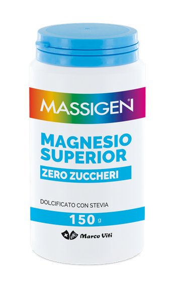 MASSIGEN MAGNESIO SUPERIOR ZERO ZUCCHERI 150 G - Farmasanitas 