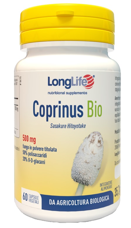 LONGLIFE COPRINUS BIO 60 CAPSULE VEGETALI - Farmasanitas 