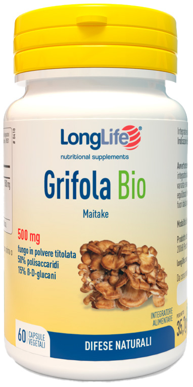 LONGLIFE GRIFOLA BIO 60 CAPSULE VEGETALI - Farmasanitas 