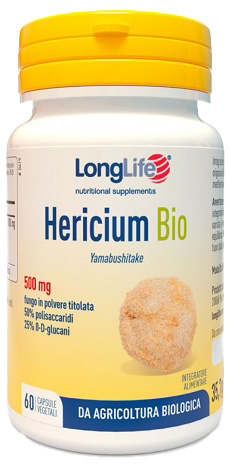 LONGLIFE HERICIUM BIO 60 CAPSULE VEGETALI - Farmasanitas 