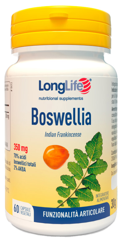 LONGLIFE BOSWELLIA 60 CAPSULE VEGETALI - Farmasanitas 