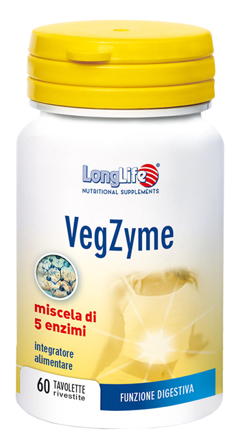 LONGLIFE VEGZYME 60 TAVOLETTE - Farmasanitas 