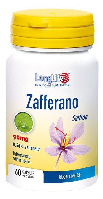 LONGLIFE ZAFFERANO 60 CAPSULE VEGETALI - Farmasanitas 