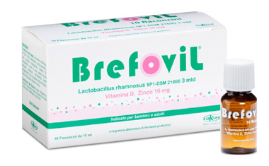 BREFOVIL 10 FLACONCINI MONODOSE DA 10 ML GUSTO LAMPONE - Farmasanitas 