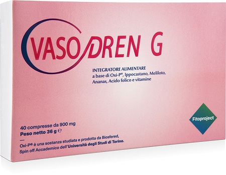 VASODREN G 40 COMPRESSE DA 900 MG - Farmasanitas 