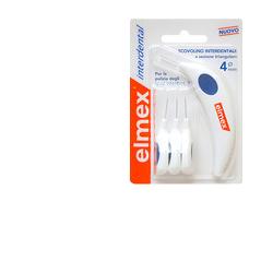 ELMEX INTERDENTAL SCOVOLINO INTERDENTALE 4 MM 6 TESTINE + MANICO - Farmasanitas 