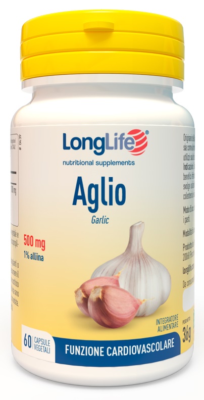 LONGLIFE AGLIO 60 CAPSULE VEGETALI - Farmasanitas 