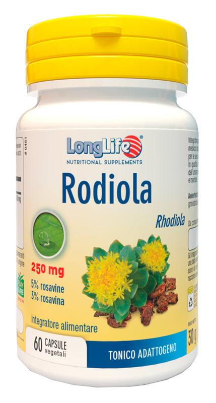 LONGLIFE RODIOLA 60 CAPSULE VEGETALI - Farmasanitas 