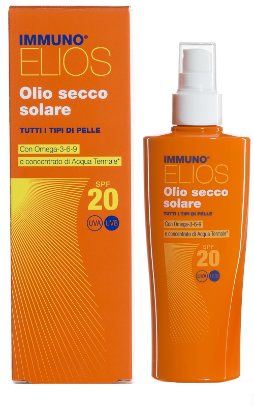 IMMUNO ELIOS SPRAY OLIO SOLARE SPF 20 200 ML - Farmasanitas 