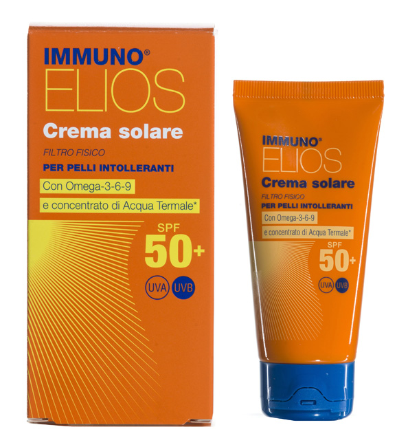 IMMUNO ELIOS  CREMA SOLARE SPF 50+ PELLI INTOLLERANTI - Farmasanitas 