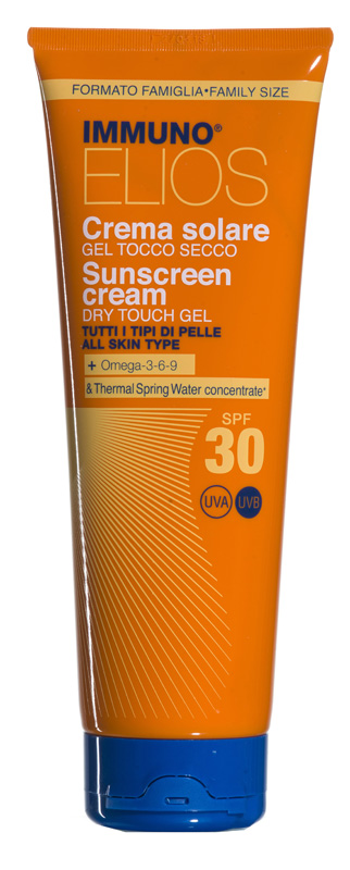 IMMUNO ELIOS  CREMA SOLARE GEL TOCCO SECCO SPF30 - Farmasanitas 