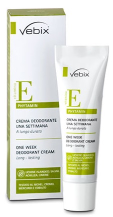 VEBIX PHYTAMIN CREMA DEODORANTE 1 SETTIMANA 25 ML - Farmasanitas 
