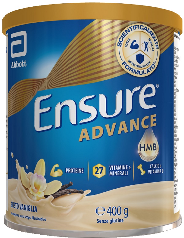 ENSURE ADVANCE VANIGLIA 400 G - Farmasanitas 