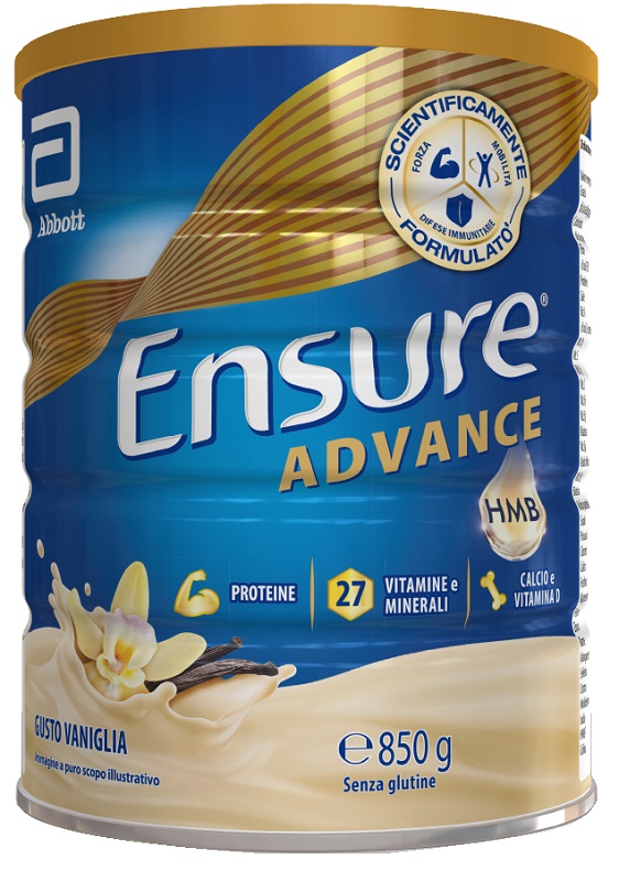 ENSURE ADVANCE VANIGLIA 850 G - Farmasanitas 