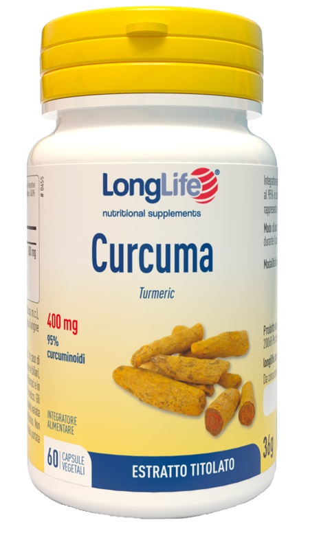 LONGLIFE CURCUMA 60 CAPSULE VEGETALI - Farmasanitas 