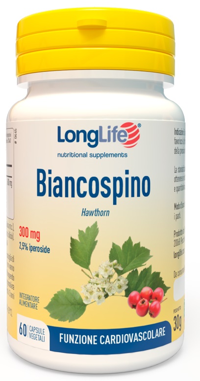 LONGLIFE BIANCOSPINO 60 CAPSULE VEGETALI - Farmasanitas 