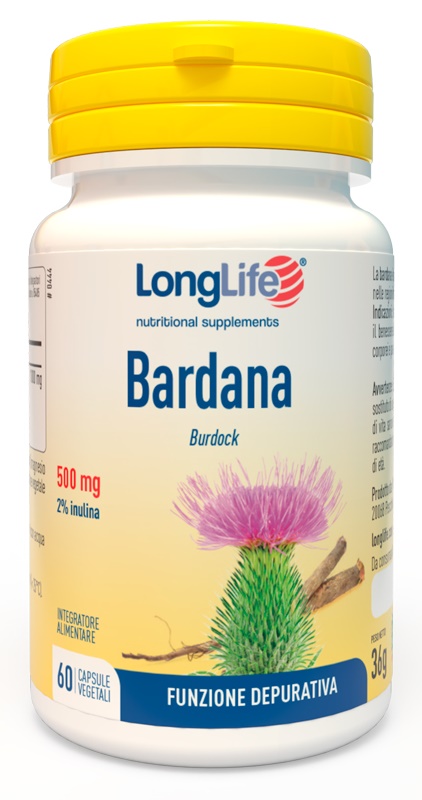 LONGLIFE BARDANA 60 CAPSULE VEGETALI - Farmasanitas 