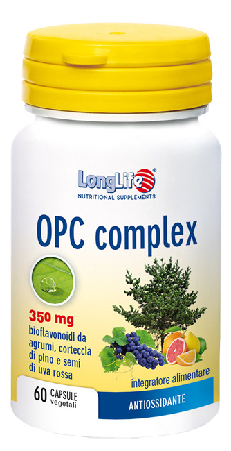 LONGLIFE OPC COMPLEX 60 CAPSULE VEGETALI - Farmasanitas 