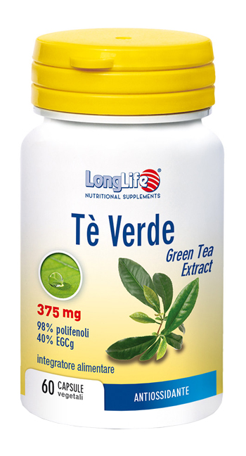 LONGLIFE TE' VERDE 60 CAPSULE VEGETALI - Farmasanitas 