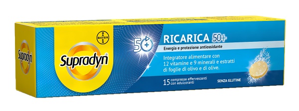 SUPRADYN RICARICA 50+ 15 COMPRESSE EFFERVESCENTI - Farmasanitas 