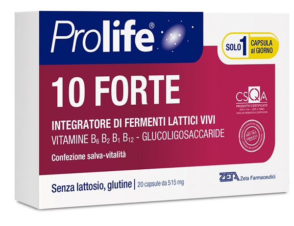 PROLIFE 10 FORTE 20 CAPSULE - Farmasanitas 