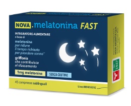 NOVA MELATONINA FAST 45 COMPRESSE 1MG DI MELATONINA - Farmasanitas 